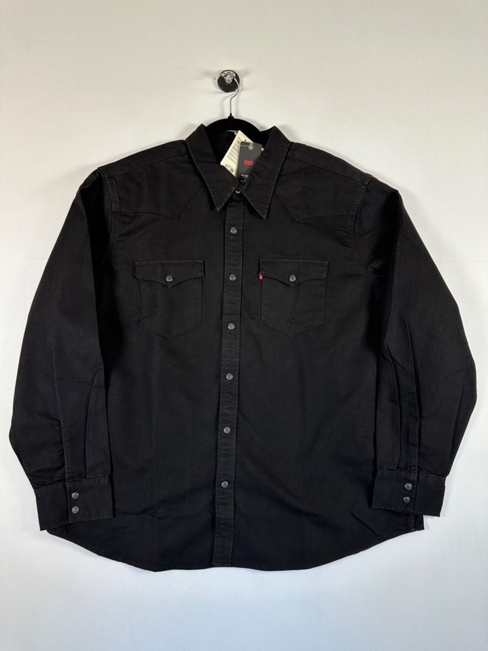 Levi’s Black Pearl Snap Western Workwear Shirt XXL NWT
